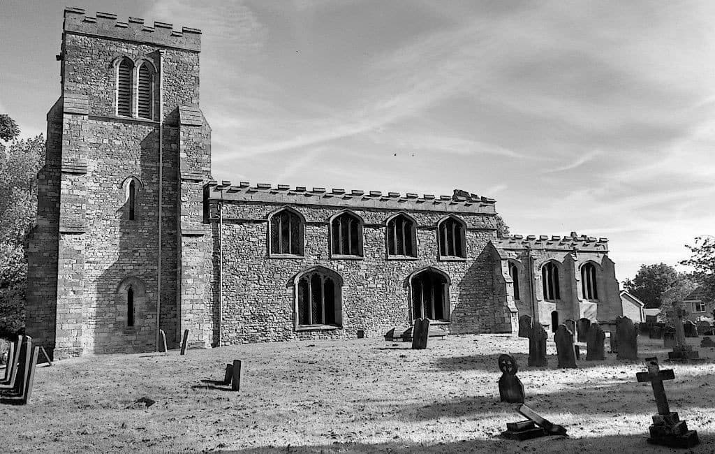 image of saxilby church near lincoln