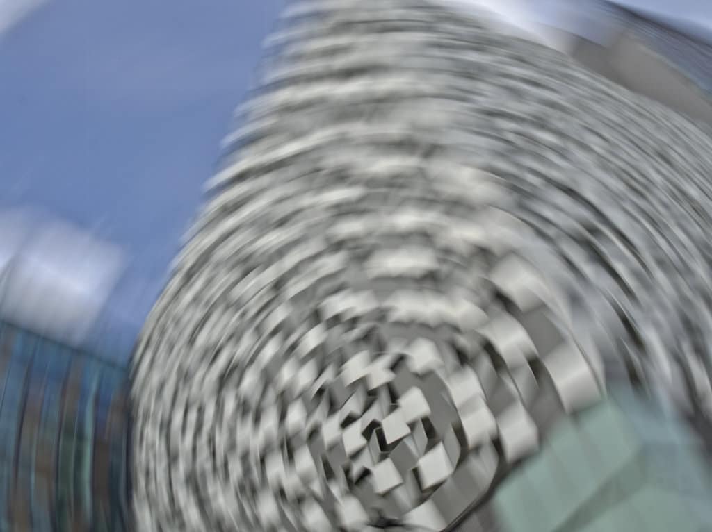 Abstract Photography - cheesegrater spinning image