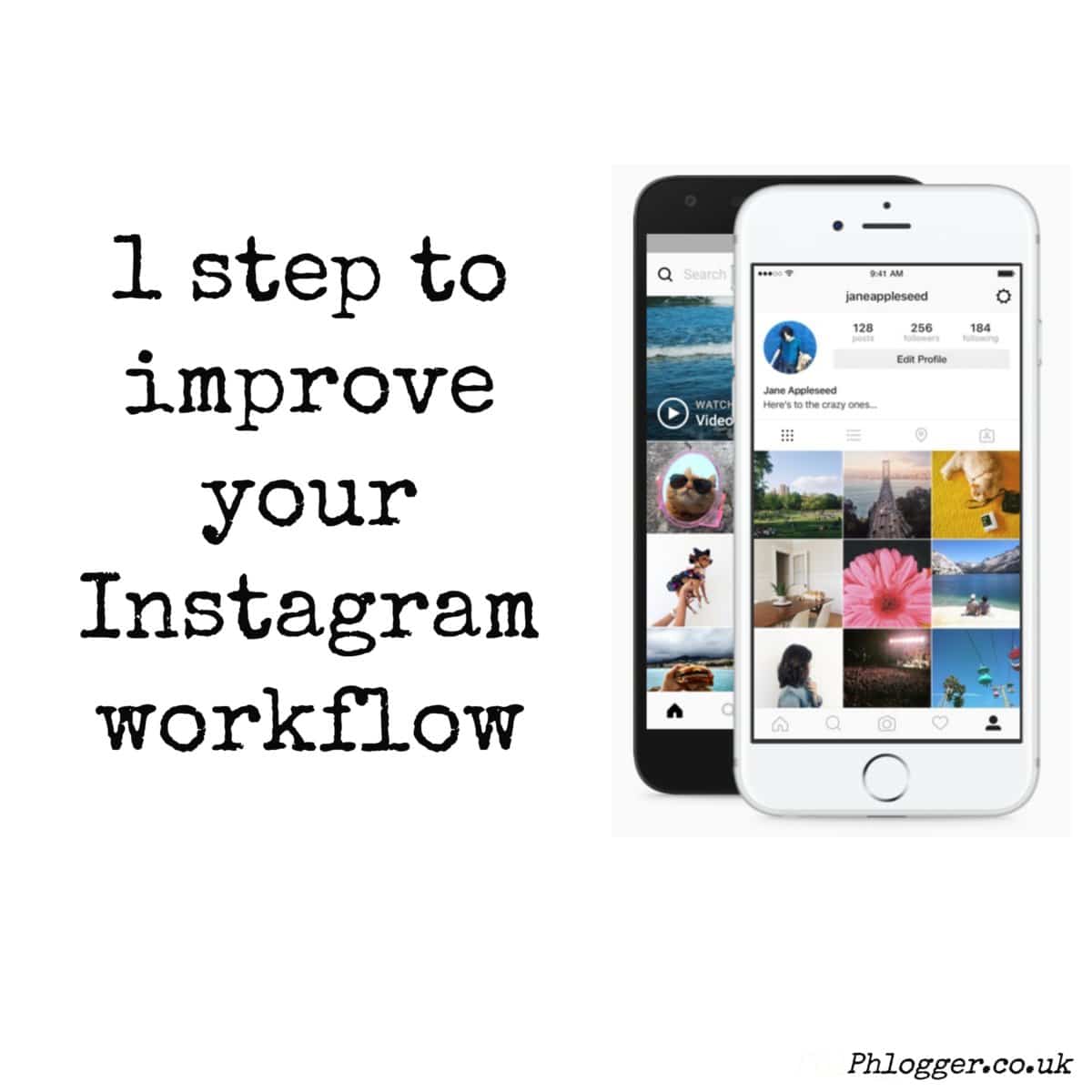 improving instagram workflow
