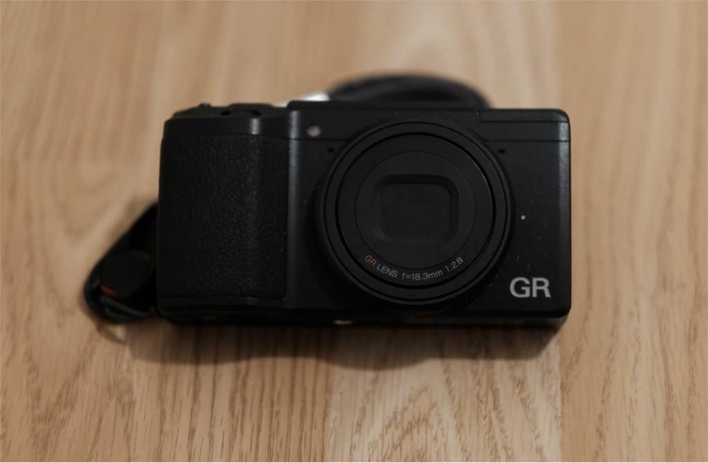 a walk with john hughes - picture of ricoh gr camera